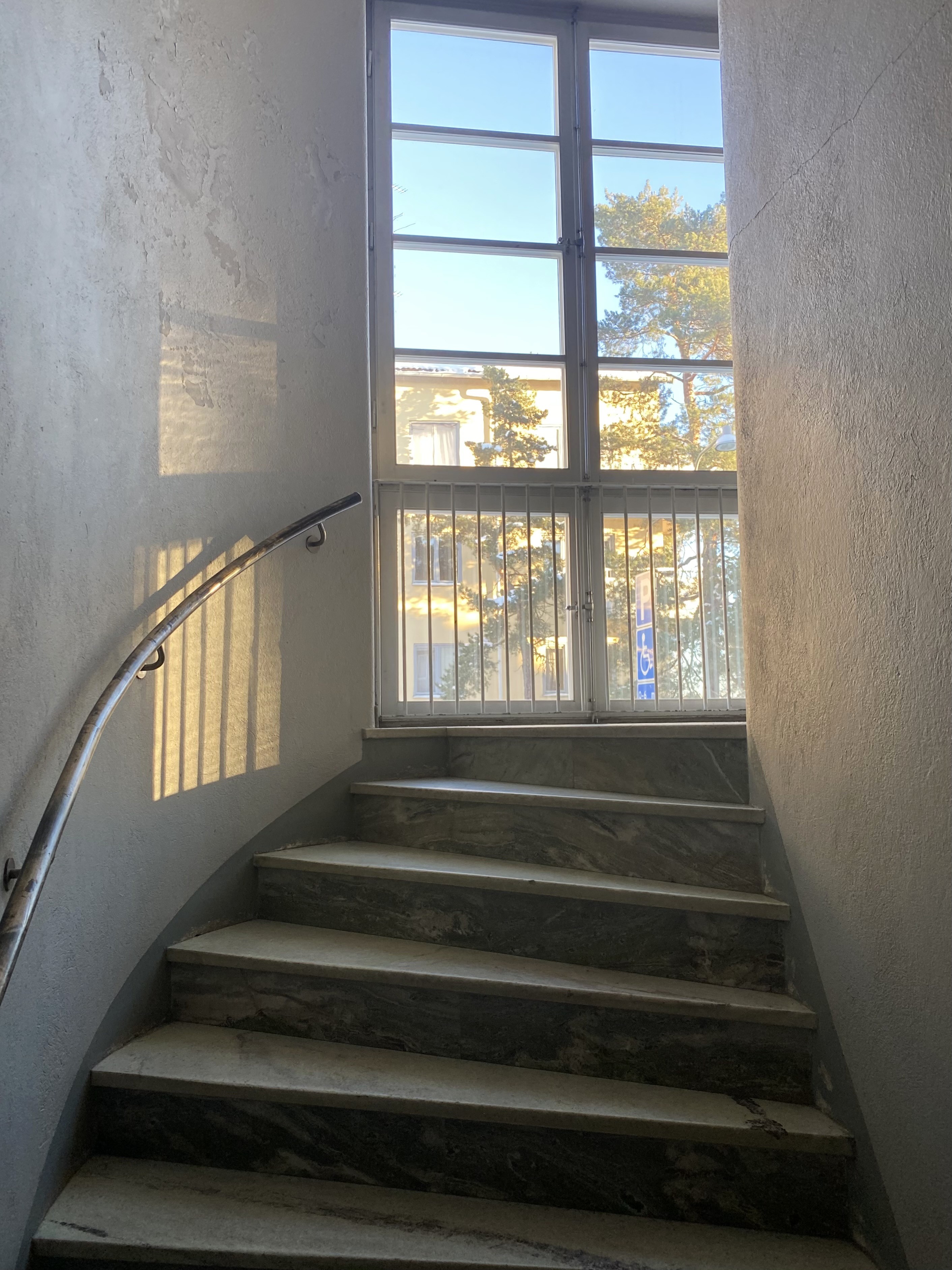 Trapphuset i kvarteret Halleberg